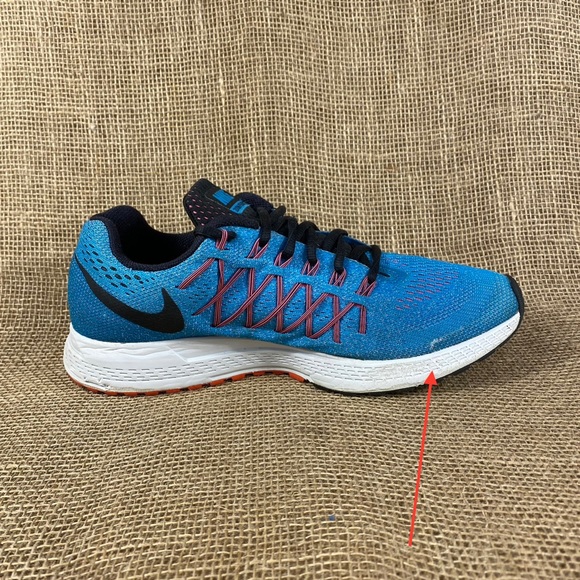 Nike Running Shoe Air Zoom Pegasus  Blue Black White Women's  Size 9.5 - Picture 5 of 11